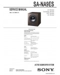 Сервисная инструкция SONY SA-NA9ES VER.1.0 2012.11